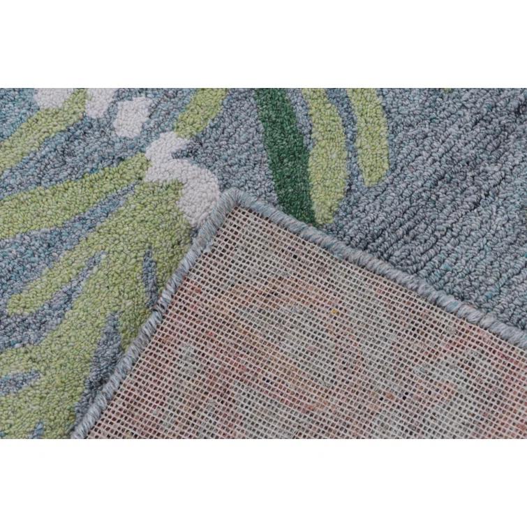 CompanyC Global Recycled Standard Reef Under the Sea Hand-Tufted Recycled Polyester Indoor/Outdoor Area Rug