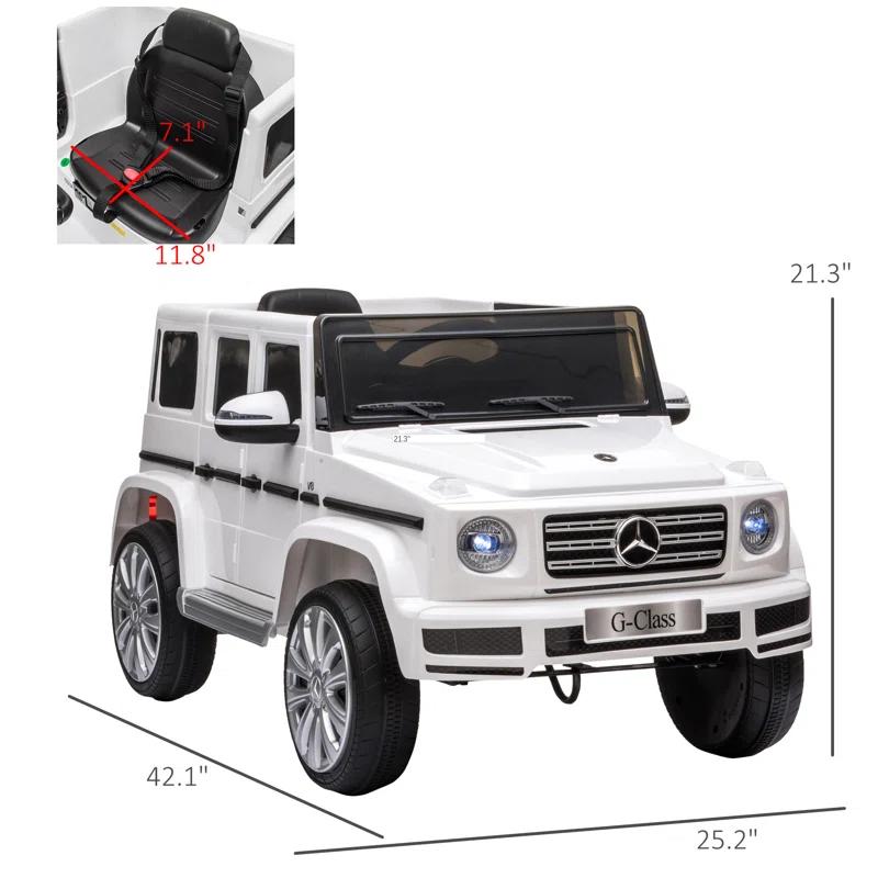 Aosom Aosom 12 Volt 1 Seater All-Terrain Vehicles Battery Powered Ride On with Remote Control