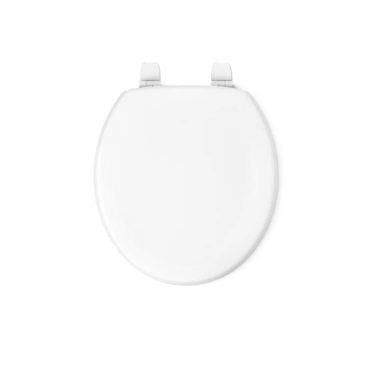 Stonewood Compression-Molded Wood Toilet Seat with Color-Matched Plastic Hinges