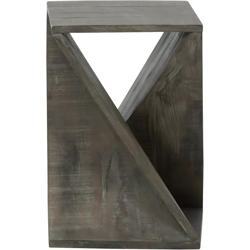 Millwood Pines Edu Solid Wood End Table