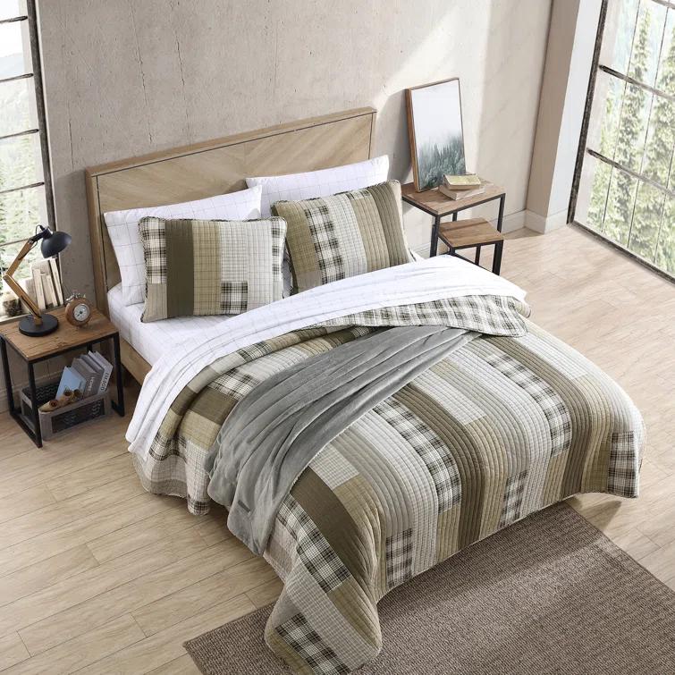 Eddie Bauer Eddie Bauer Fairview Cotton Reversible Quilt Set