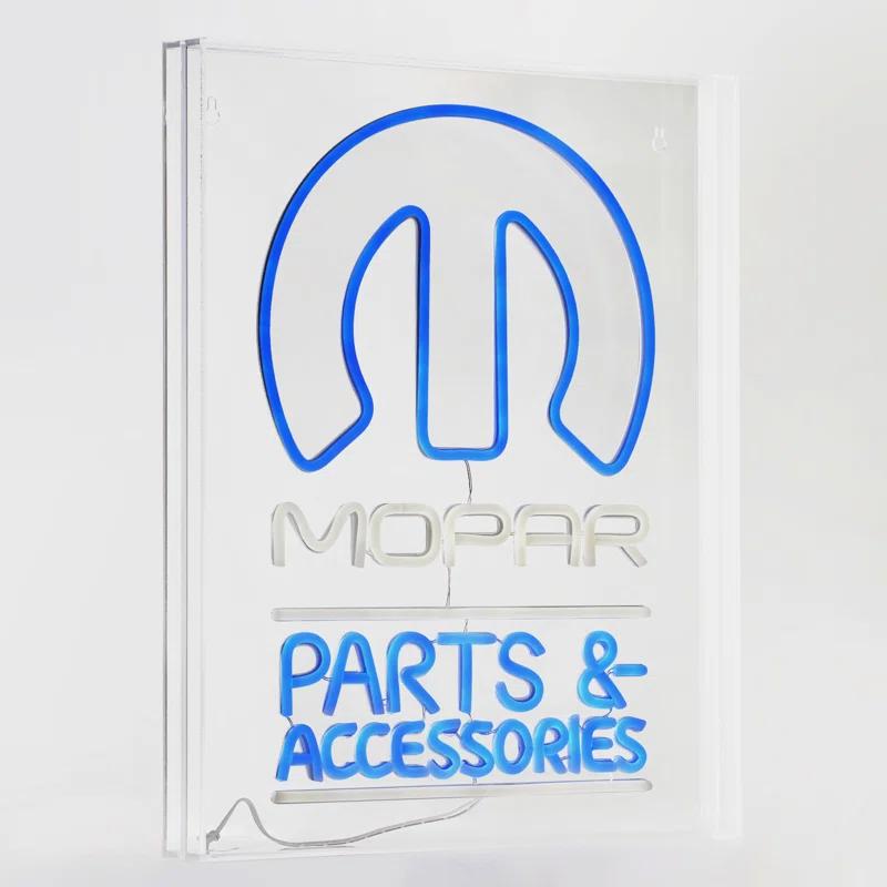 Licensed Mopar Parts and Accessories Acrylic LED Sign