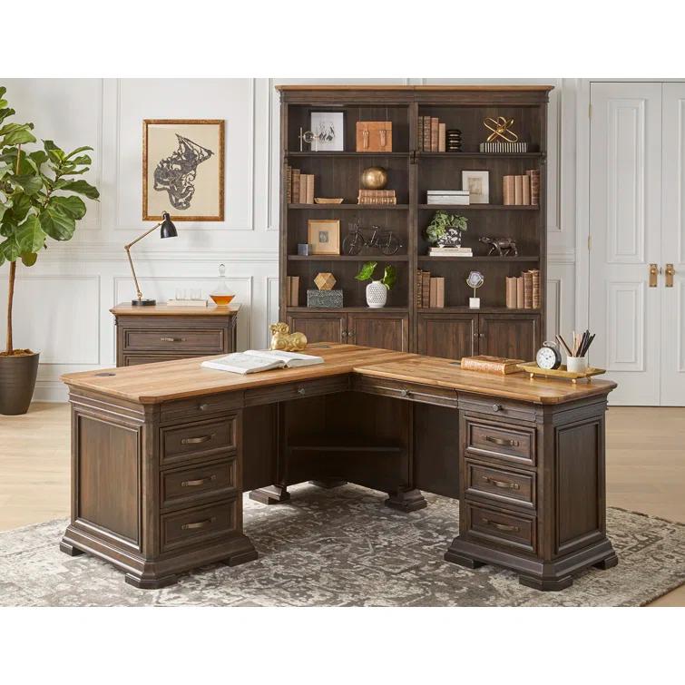 Rosalind Wheeler Carror L-Shaped Executive Desk