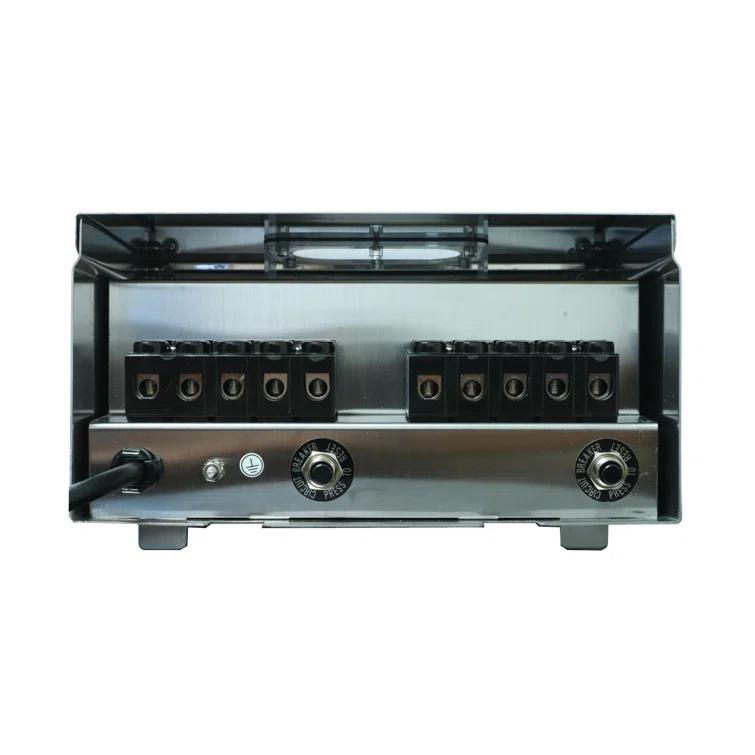 Best Pro Lighting 600W Multi Tap 12V - 15V Stainless Steel Low Voltage Landscape Light Transformer BPL600W-12VSS