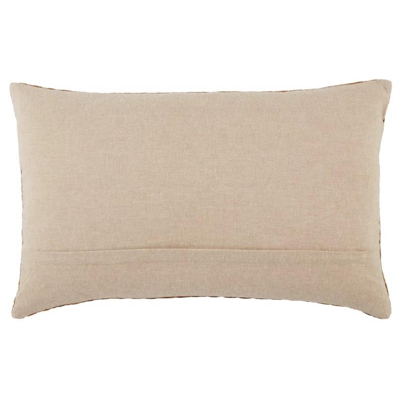 Phoebe Embroidered Cotton Lumbar Throw Pillow