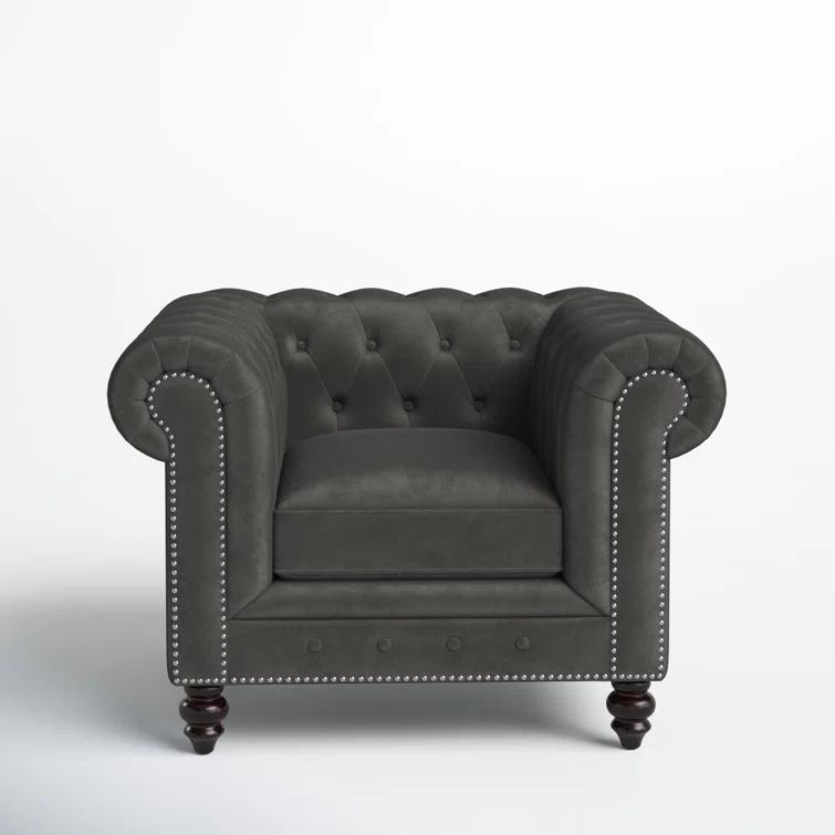 Ophelie Upholstered Chesterfield Chair