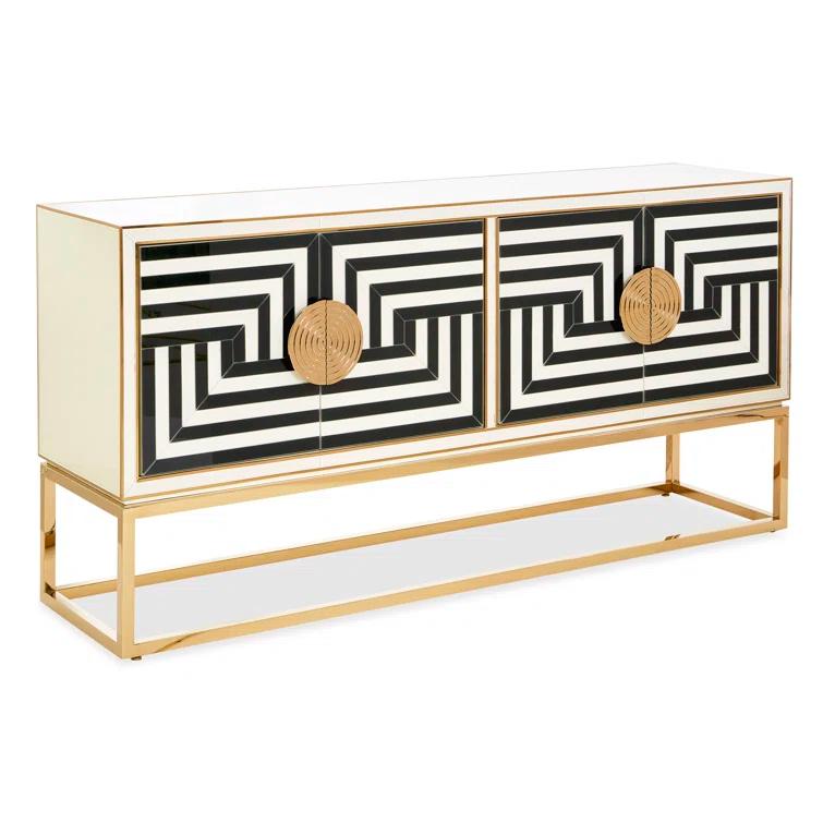 Op Art 64'' Sideboard