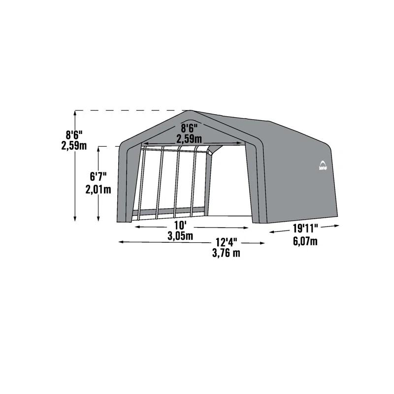 ShelterLogic Canopy Replacement Top - SuperMax 12 x 30 ft.