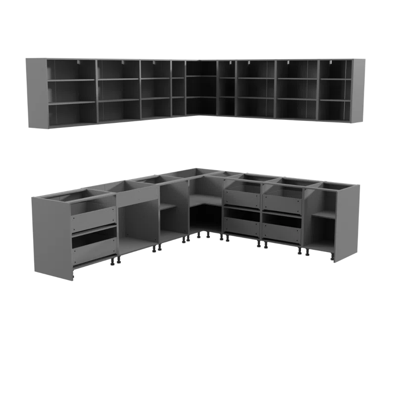 WALLKITCHENS 102'' W x 96'' H Medium Density Fiberboard (MDF) Ready-to-Assemble