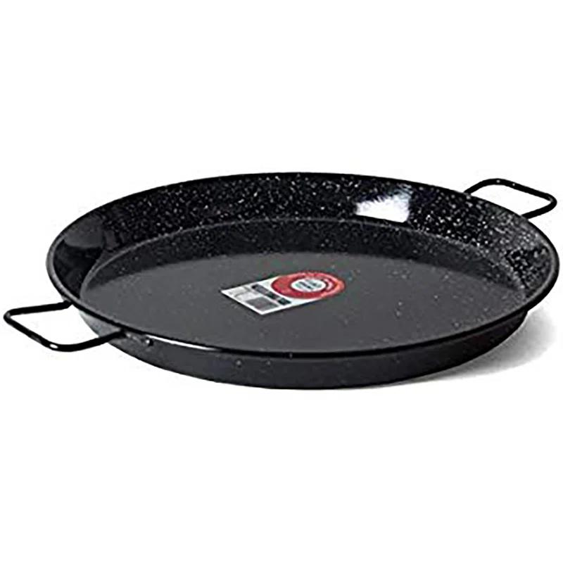 Ancient Cookware Enameled Cast Iron Paella Pan