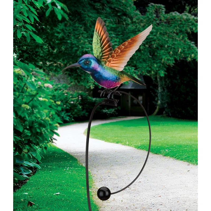 Regal Art & Gift Rocker Hummingbird Stake - Ruby Throated