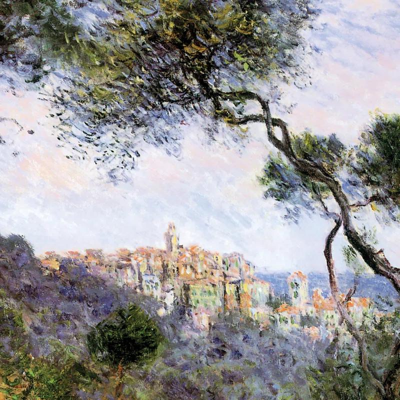 Vault W Artwork " Bordighera Italy, 1884 " by Claude Monet