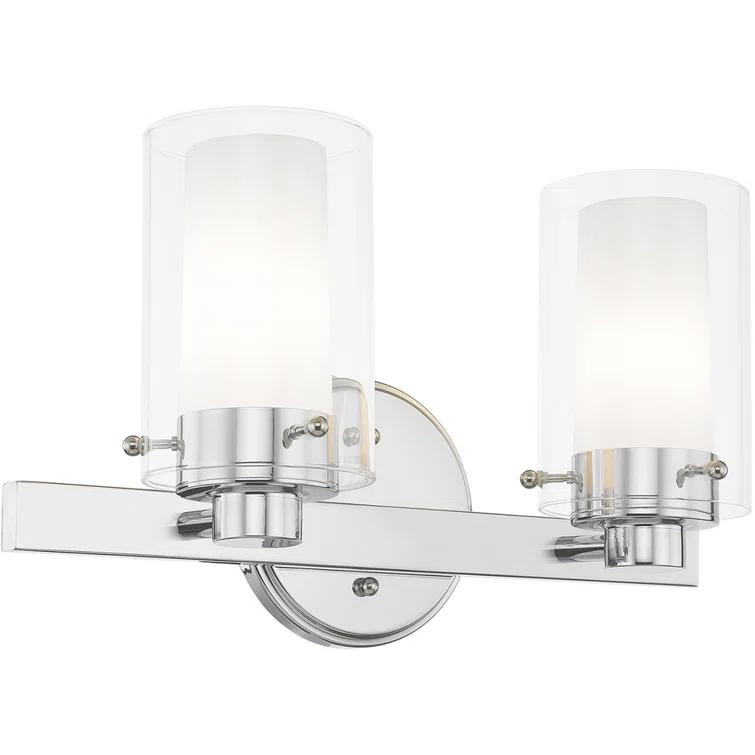 Livex Lighting Manhattan 2 - Light Vanity in  Polished Chrome