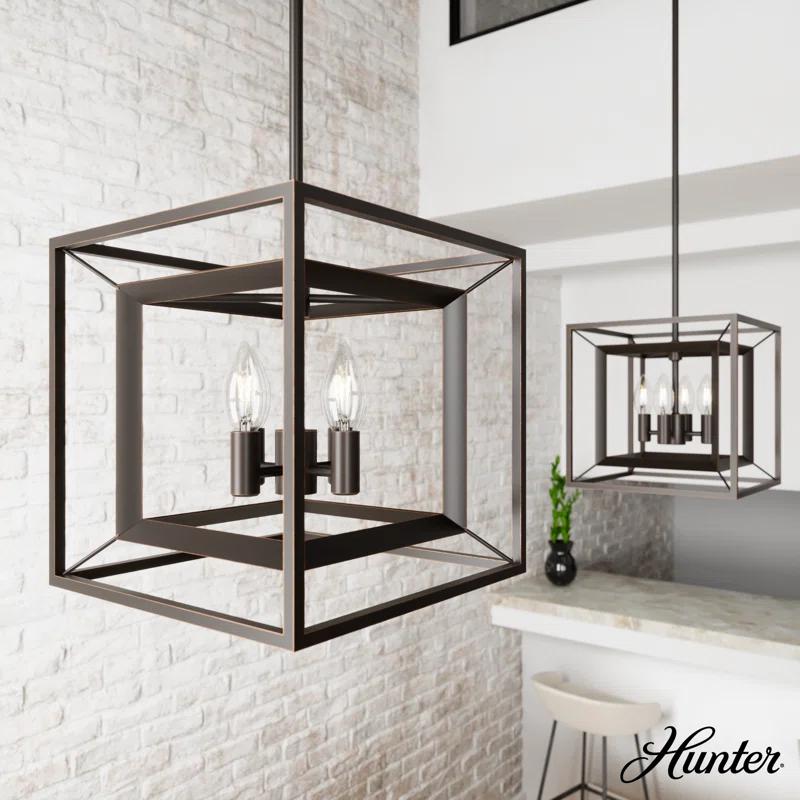Doherty 4 - Light Rectangle 12 inch Pendant
