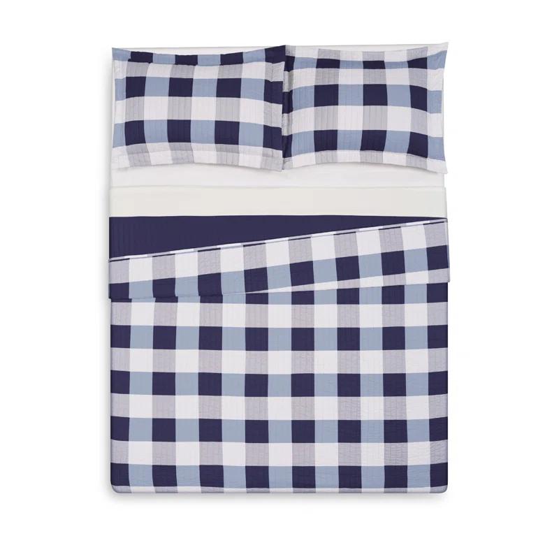 Truly Soft Buffalo Plaid Farmhouse / Country Plaid Quilt Set