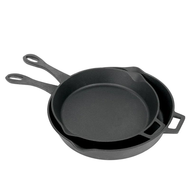 Bayou Classic Bayou Classic Seasoned Cast Iron Non-Stick Skillet Set