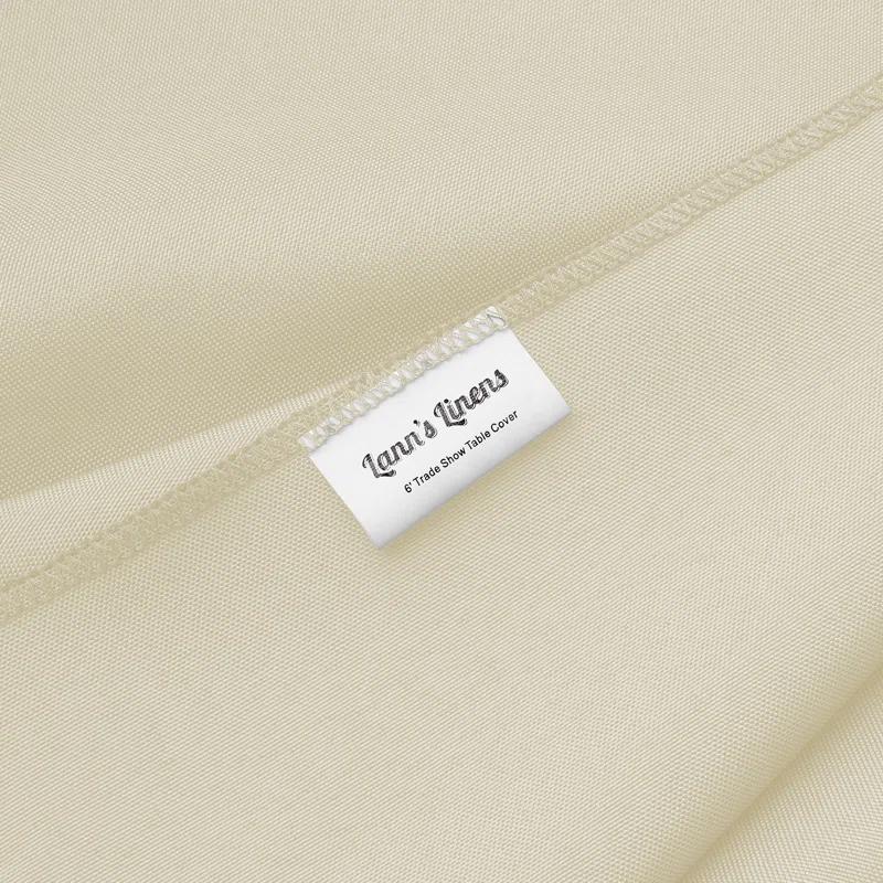 Lann's Linens 6'' Fitted Tablecloth With Open Back - Trade Show Table Cover
