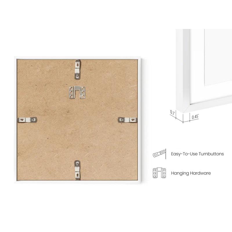 Haus and Hues Matted Square Metal Picture Frames (Set of 3) | Wayfair