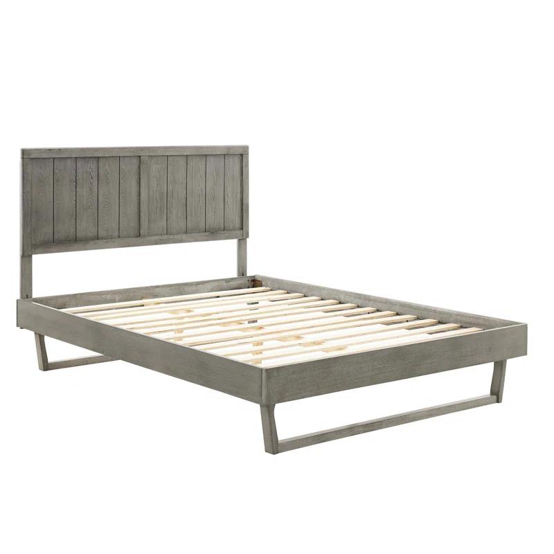 Modway Alana Wood Platform Bed with Angular Frame