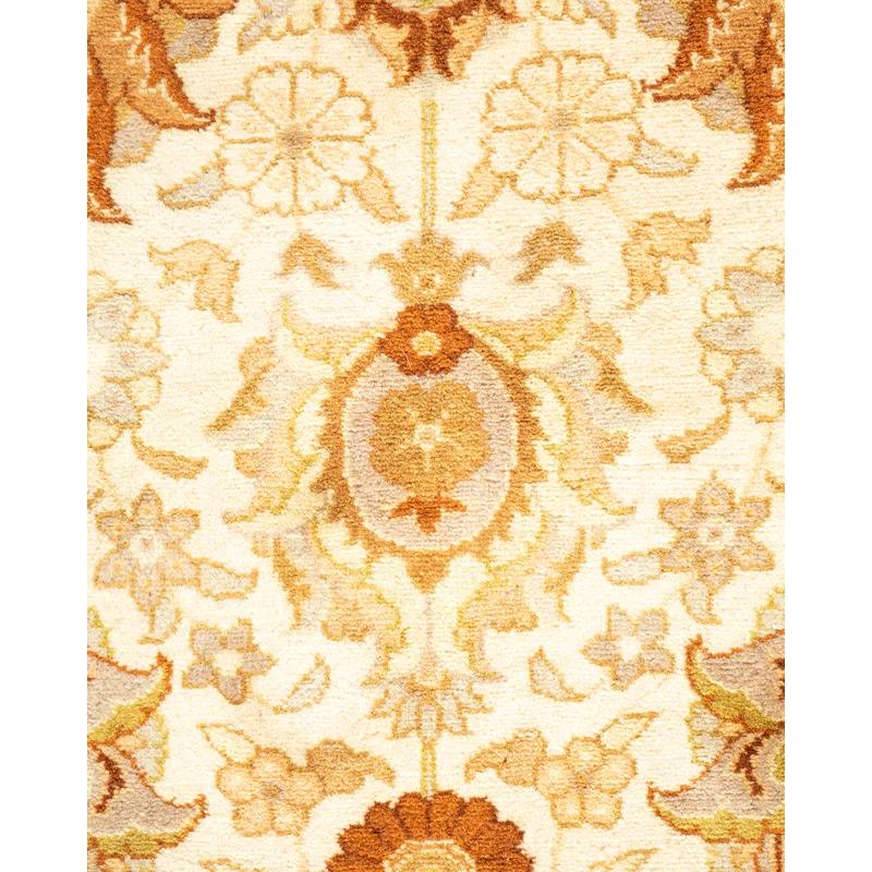 Solo Rugs One-of-a-Kind 6' 2" X 9' 2" 2000s Wool Area Rug Ivory