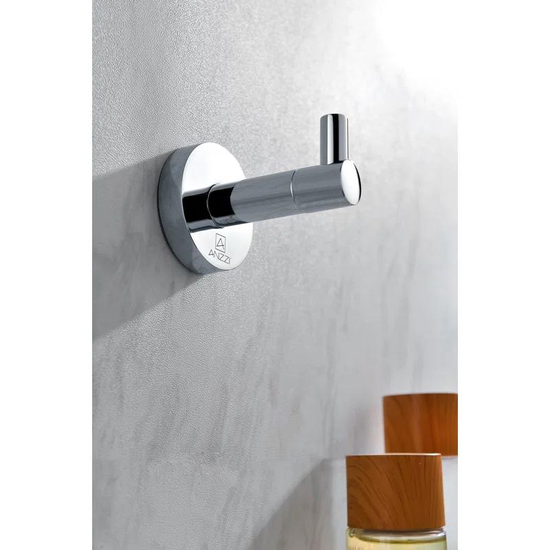 ANZZI AC-AZSET3-CH ANZZI 3-Piece Chrome Bathroom Accessories Set - Hand Towel Holder - Toilet Paper Holder - Towel Holder