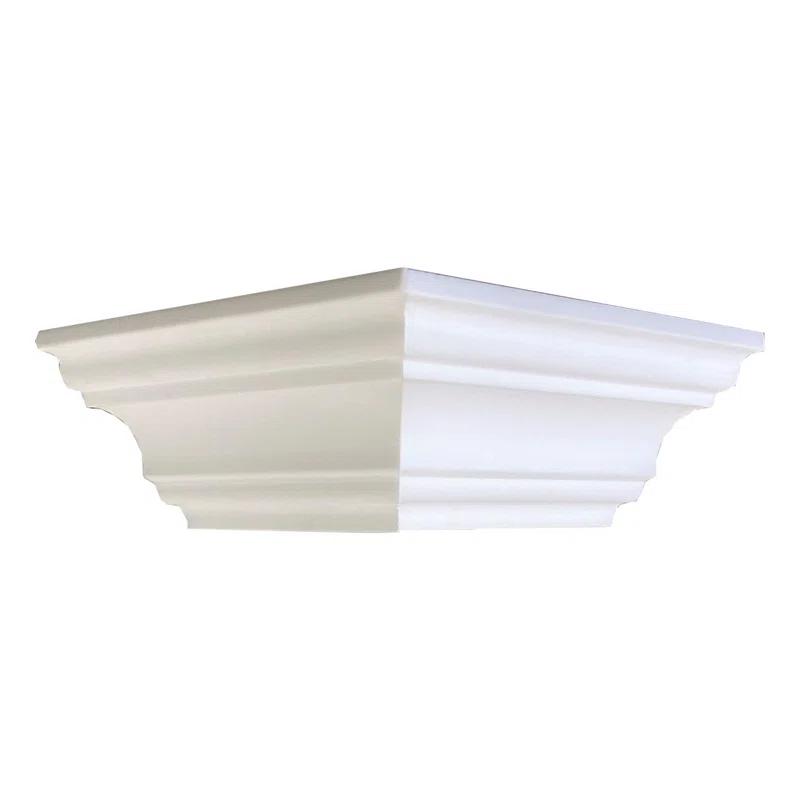 Marcos 78.74"L x 4.38"W x 3.14"H x 3.14"D Glue-Up Styrofoam Crown Molding 195 ln. ft. (Set of 30)