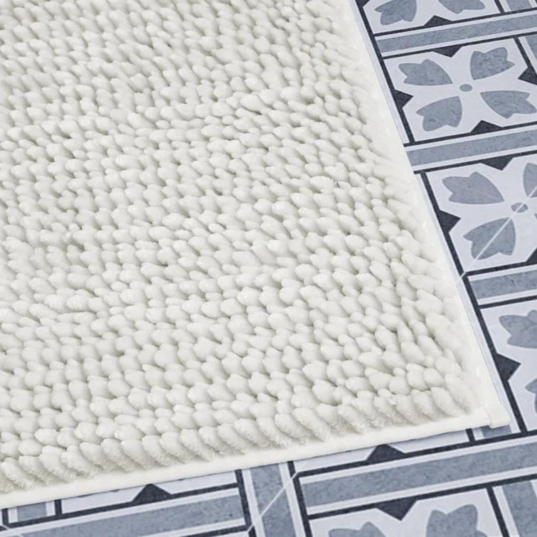 Laura Ashley Laura Ashley Butter Chenille 2 Pieces Bath Rugs