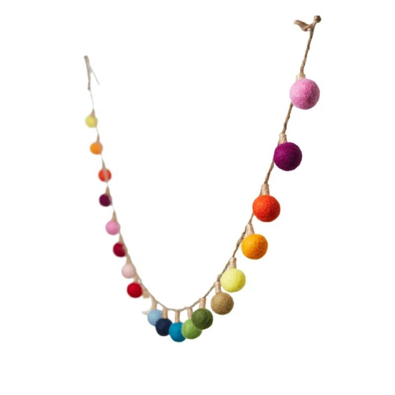 Serene Spaces Living Wool / Felt 72'' Novelty Garland Garland