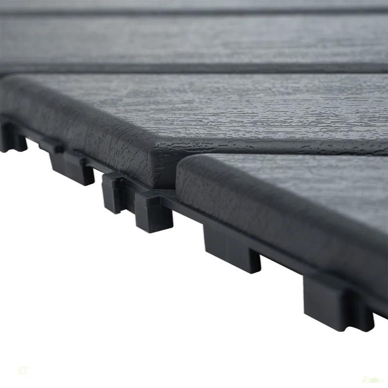 Plastic Interlocking Deck Tiles,44 Pack Patio Deck Tiles