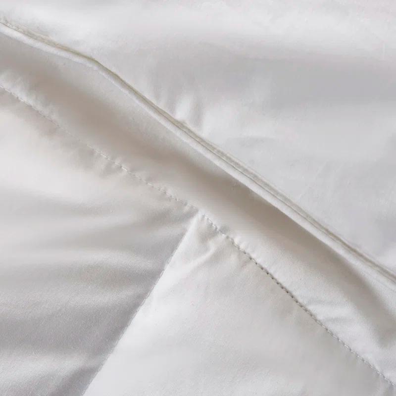 Serta Super Soft 233 Thread Count White Goose Feather And Down Fiber Comforter By Serta Extra Warmth King