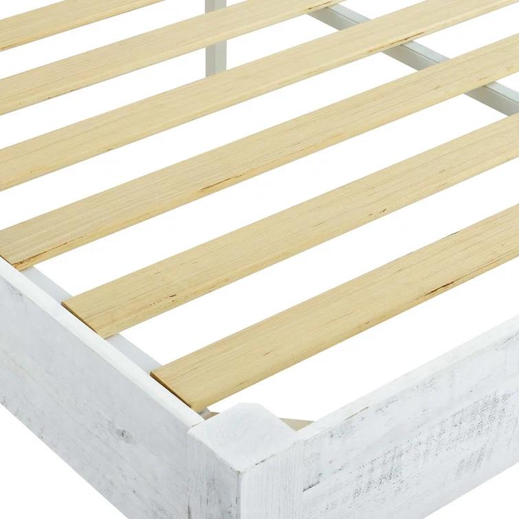 Millwood Pines 12" Wood Bed Frame