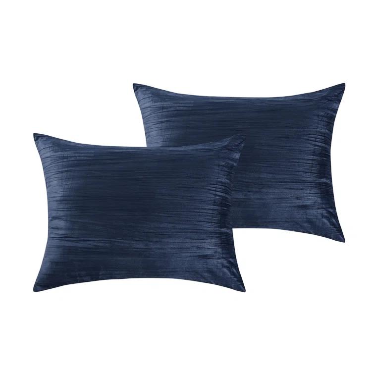 Tahari Zadie 3-Piece Soft Crinkle Velvet Comforter Set