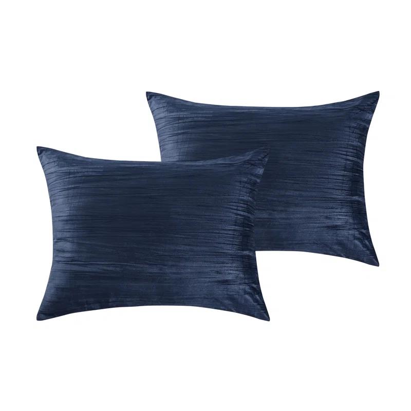 Tahari Zadie 3-Piece Soft Crinkle Velvet Comforter Set