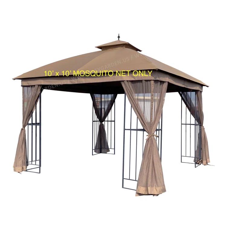 APEX GARDEN Universal 10 ft. x 10 ft. Gazebo Replacement Mosquito Netting