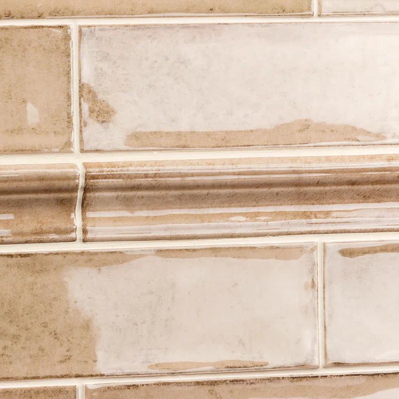 Bond Tile Chateau 12" x 2" Ceramic Quarter Round Tile Trim