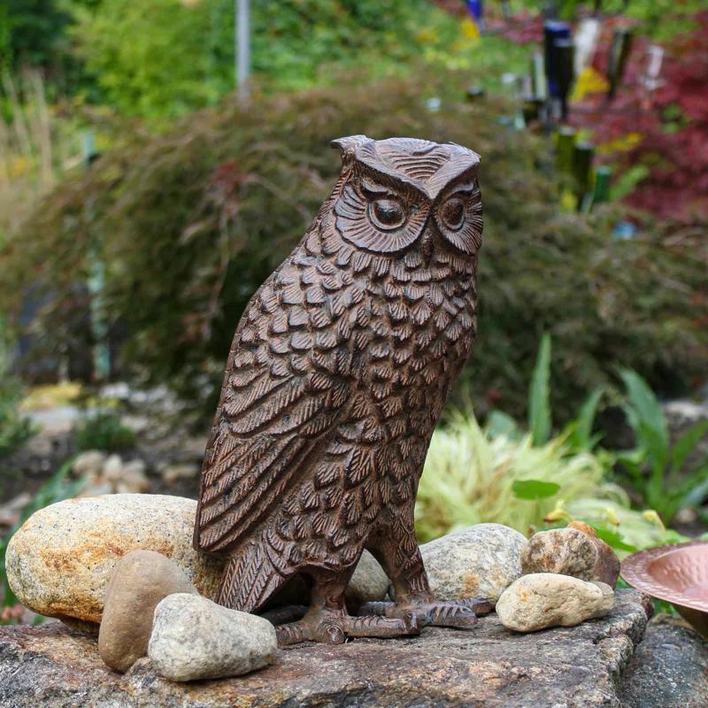 Millwood Pines Shaeffer Bird Metal Garden Statue