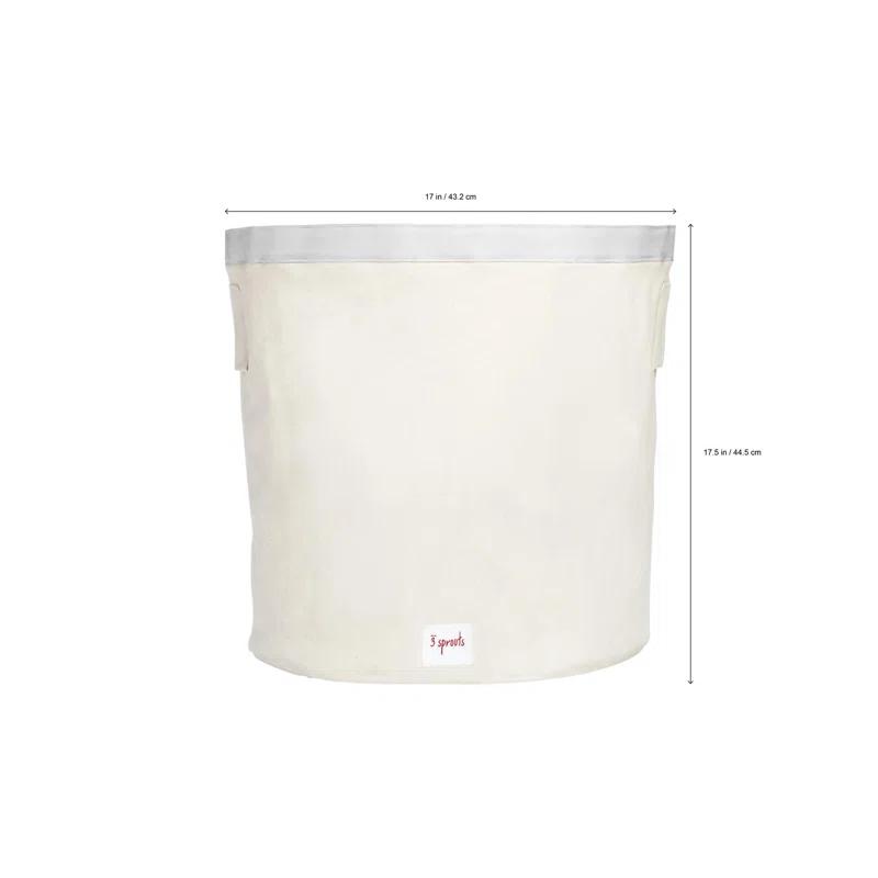 3 Sprouts 3 Sprouts - Canvas Storage Bin - Laundry and Toy Basket for Baby and Kids - Llama