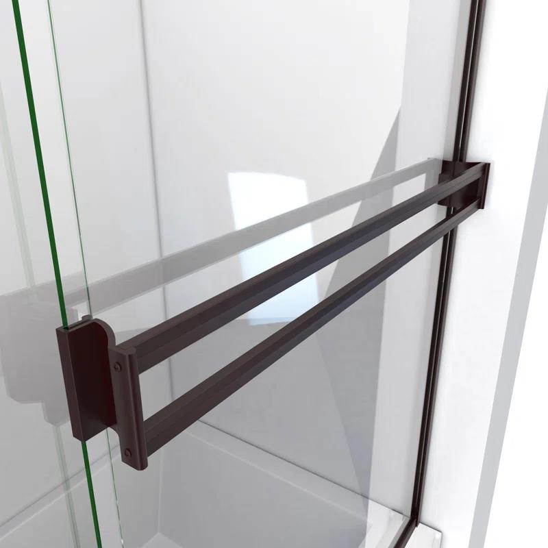 Arizona Shower Door 52" W x 56" H Bypass Semi-Frameless Tub Door TE56X57ORCL