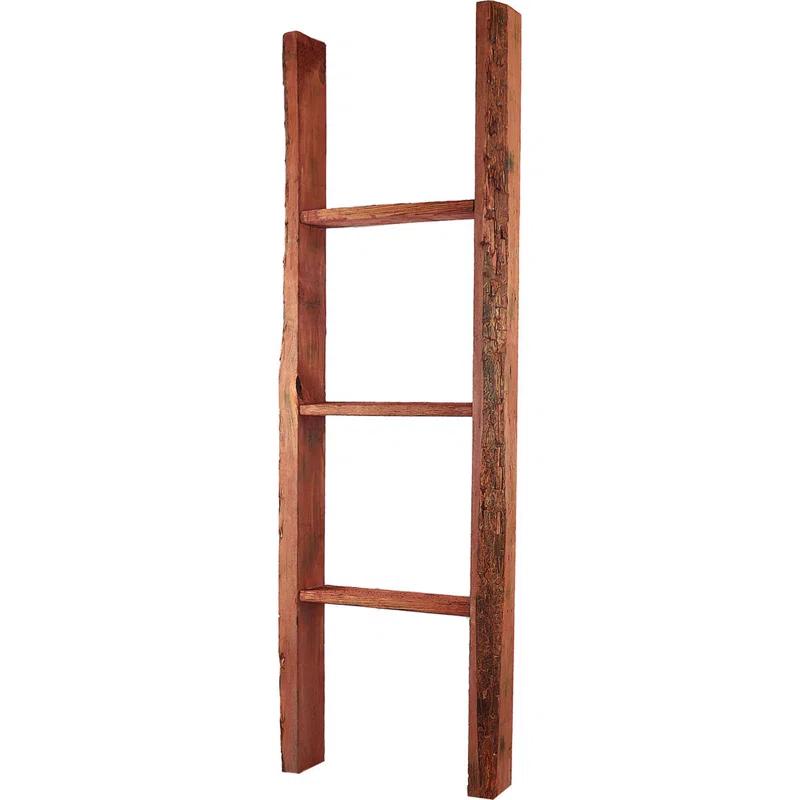 Ekena Millwork Vintage Farmhouse Rung Decorative Ladder