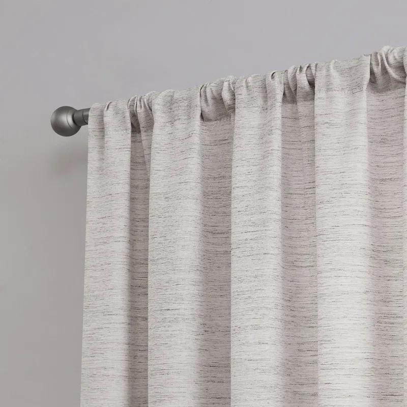 Nautica Nautica Light Filtering Rod Pocket Window Curtains Pair (Set of 2)
