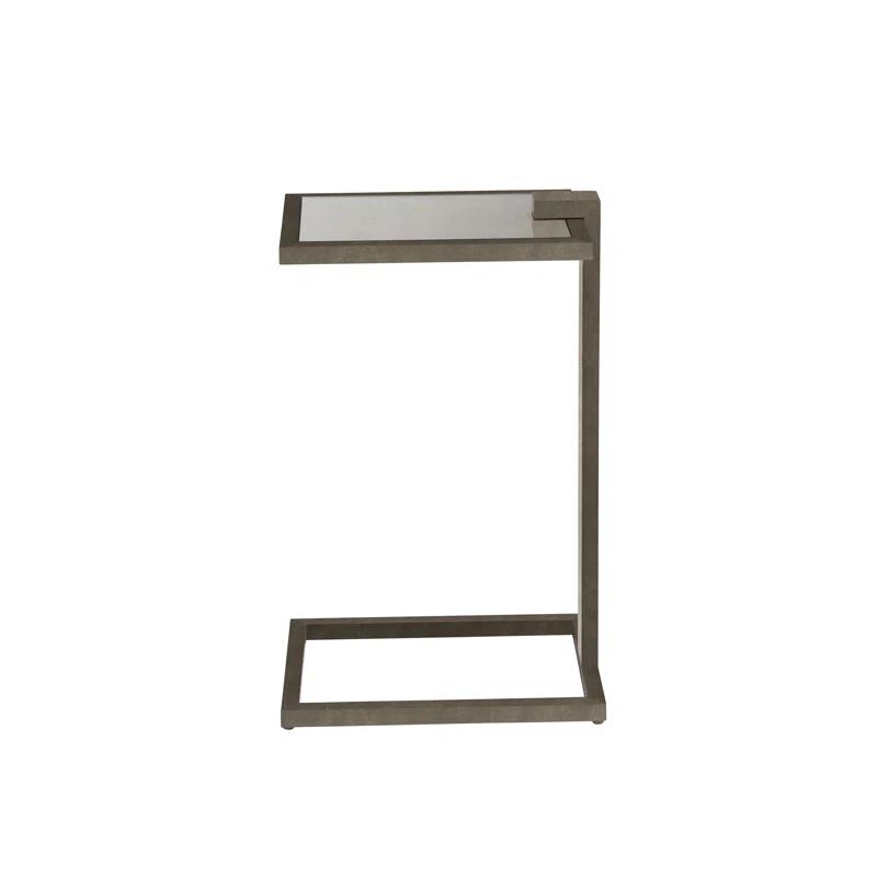 Garrison Glass Top End Table