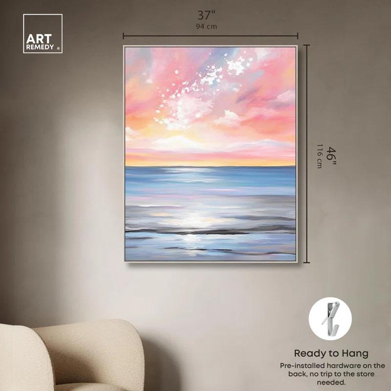 Art Remedy Whimsical Ocean Breeze Canvas Coastal Wall Art by Art Remedy