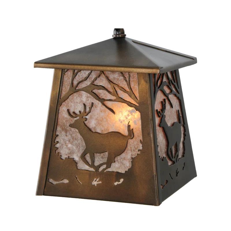 1 - Light Antique Copper Lantern Pendant