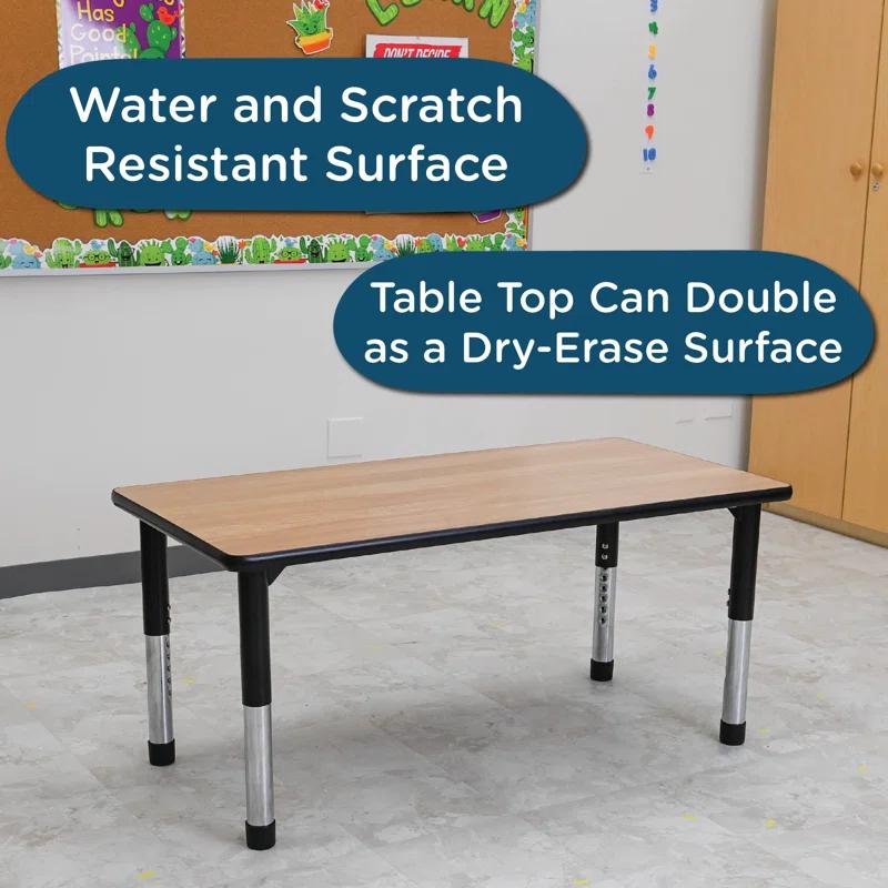 Children's Factory AS WE GROW Rectangular Adjustable Table