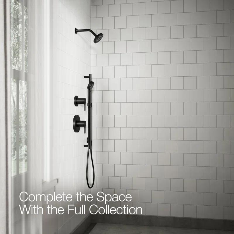 Kohler Purist 2.5 Gpm Multifunction Wall Mount Showerhead, Three Spray Settings, 5.5" High Pressure Spray Head