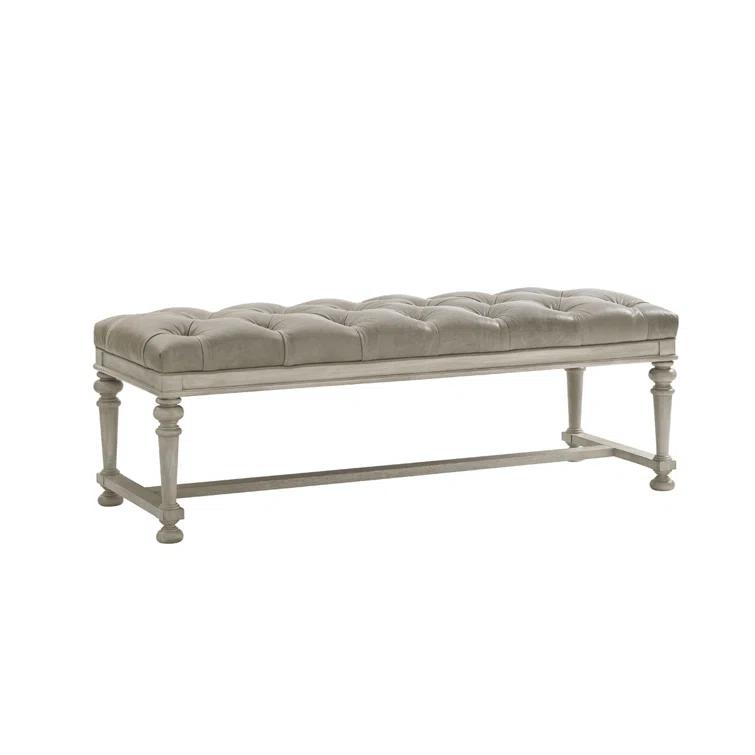 Lexington Oyster Bay Bellport Leather Bed Bench