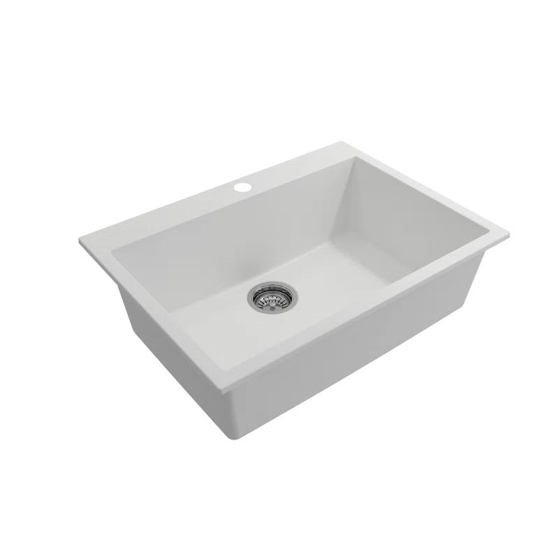 BOCCHI Campino Single Bowl Granite Kitchen Sink 1634-507-0126