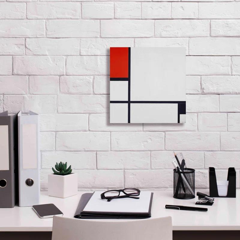 Estis " Composition No. I, With Red And Black, 1929 " by Piet Mondrian