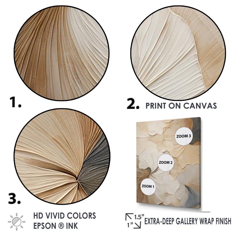 " Beige Minimalism Elegance In Bloom "