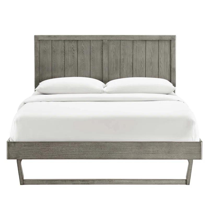 Modway Alana Wood Platform Bed with Angular Frame